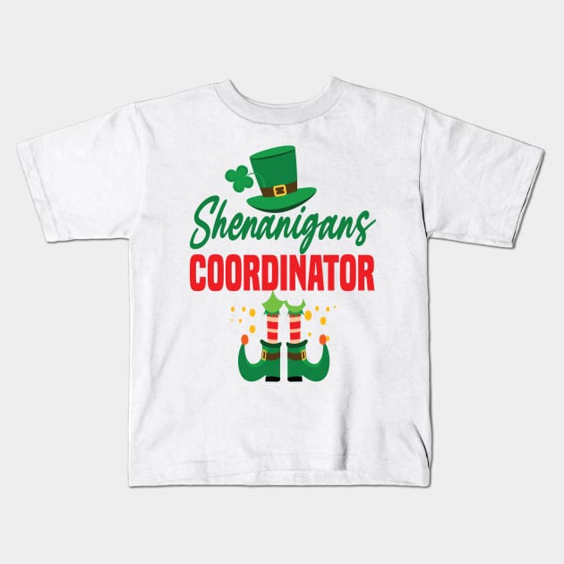 Shenanigans coordinator ST.patricks day teacher gift Kids T-Shirt by DODG99